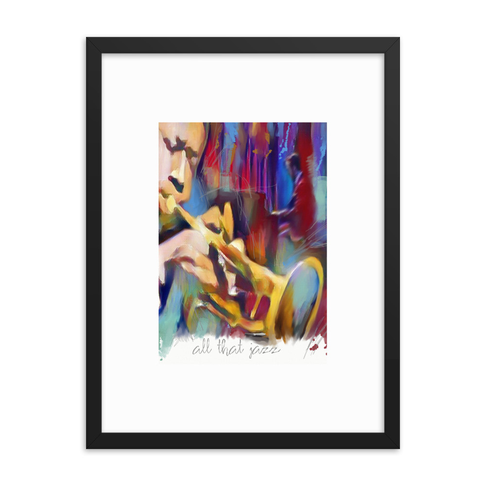 All that jazz Framed poster
