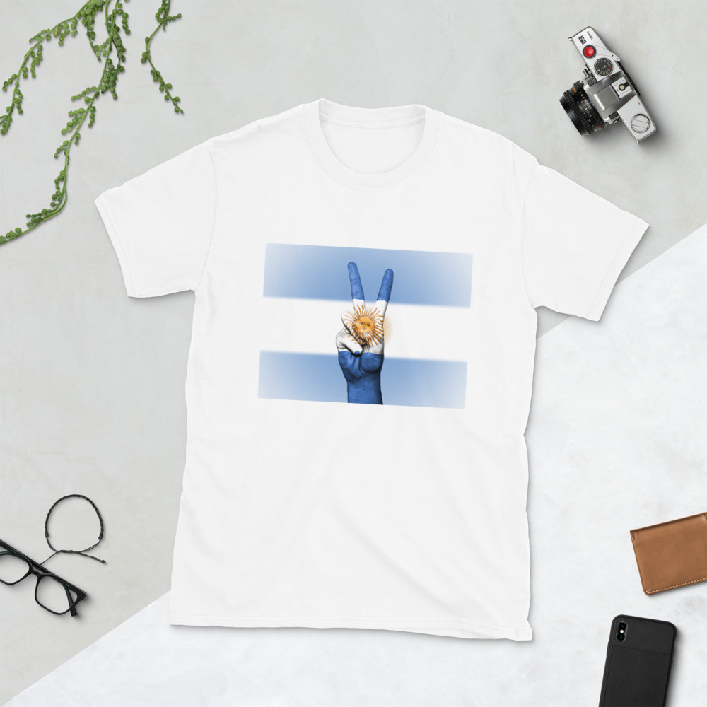 Argentina Peace sign Unisex T-shirt