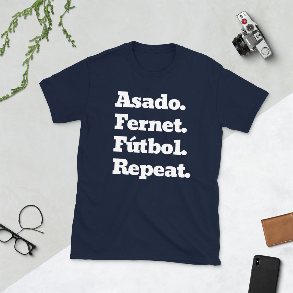 Asado Y Fútbol Unisex T-Shirt