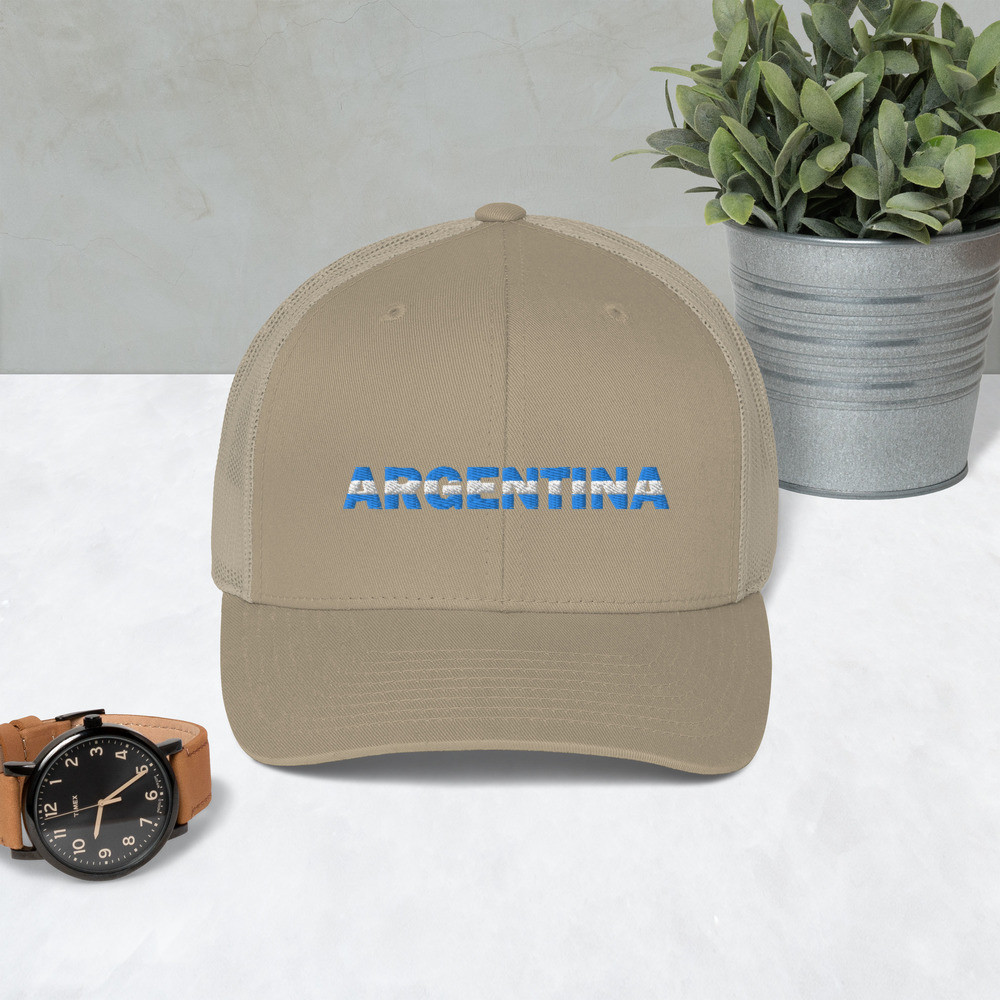 Argentina Embroidered Trucker Hat
