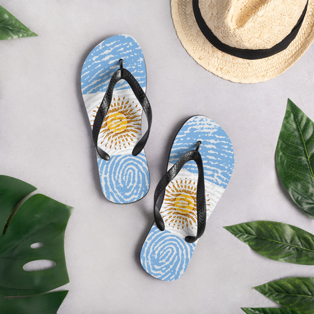 Argentinian Fingerprint Flip-Flops