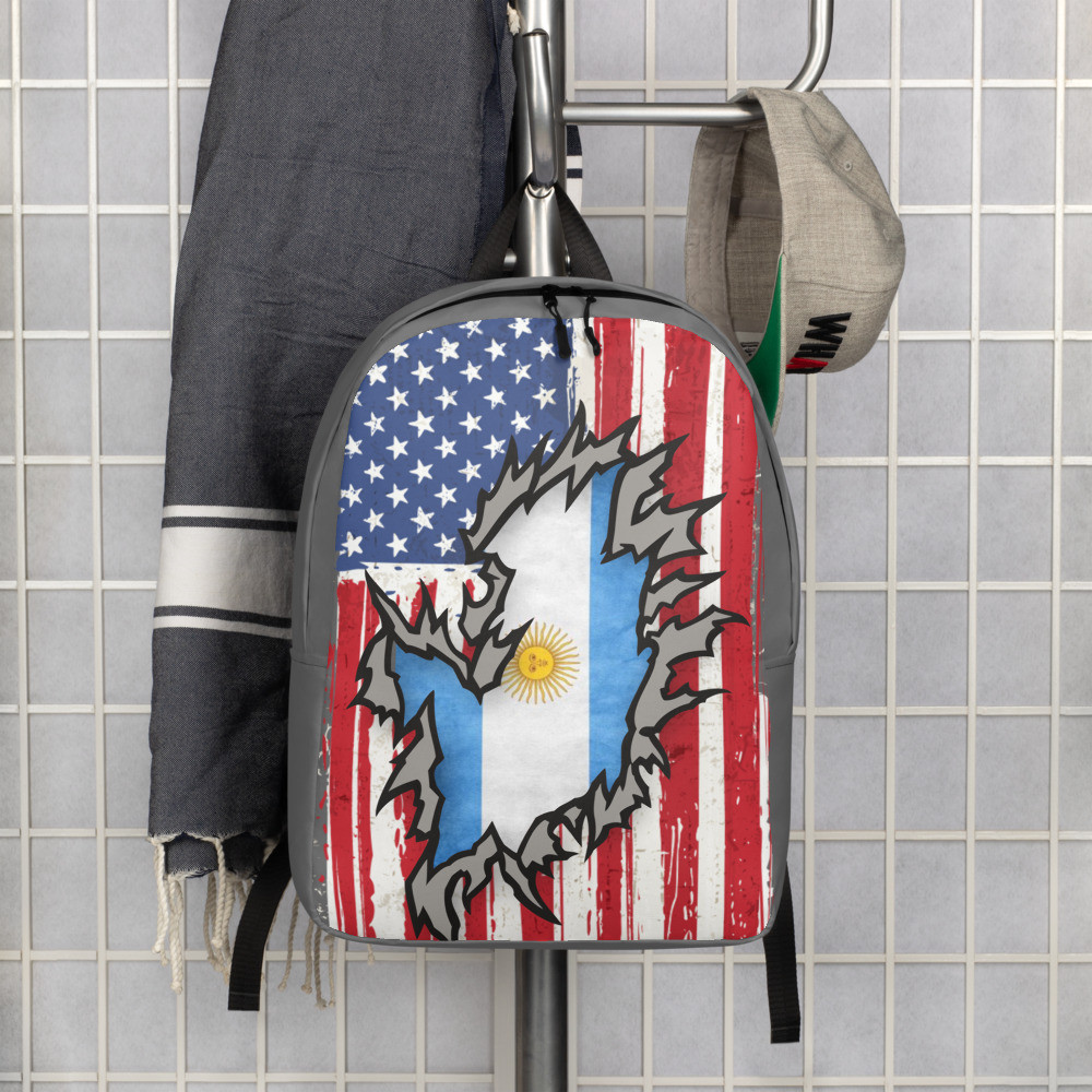 Argentina Ripped Flag Minimalist Backpack