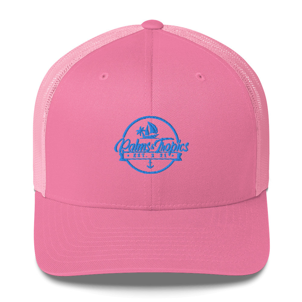 Trucker Cap Blue Logo