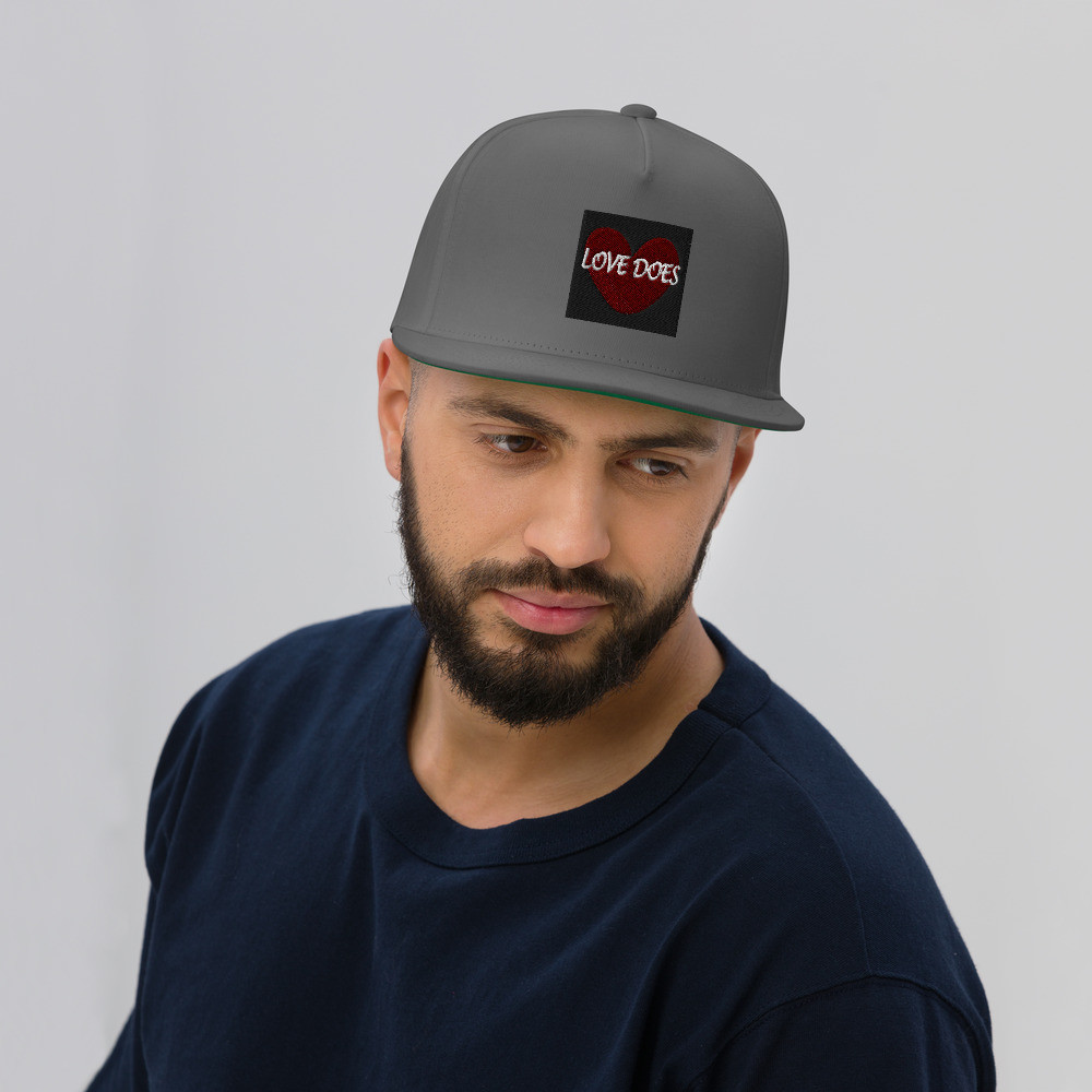 Love Does Flat Bill Cap - For Him