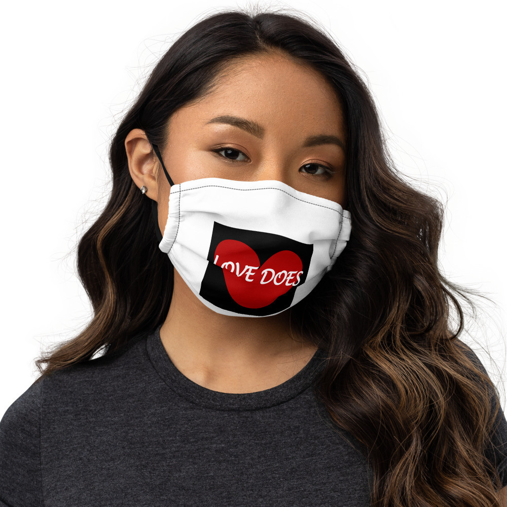 Love Does Premium Face Mask - For Him or Her