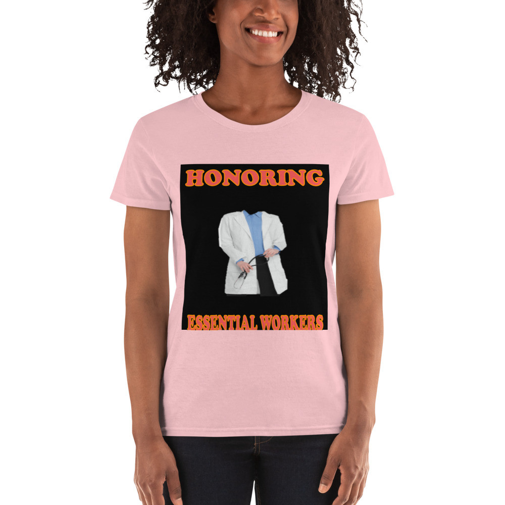 Honoring Essential Workers Women's Short Sleeve T-shirt - Female Doctors