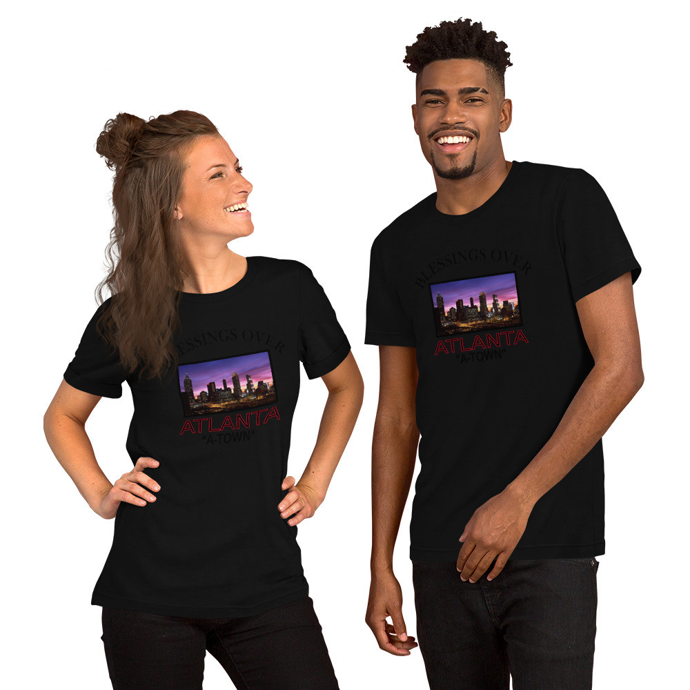 Blessings Over Atlanta Short-Sleeve T-Shirt - A-Town - For Him or Her