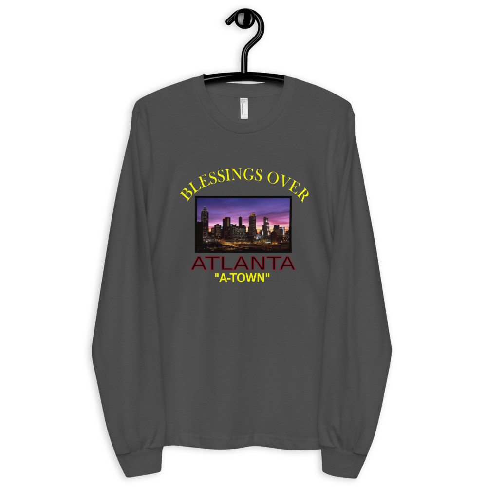 Blessings Over Atlanta Long Sleeve Shirt - A-Town For Him or Her
