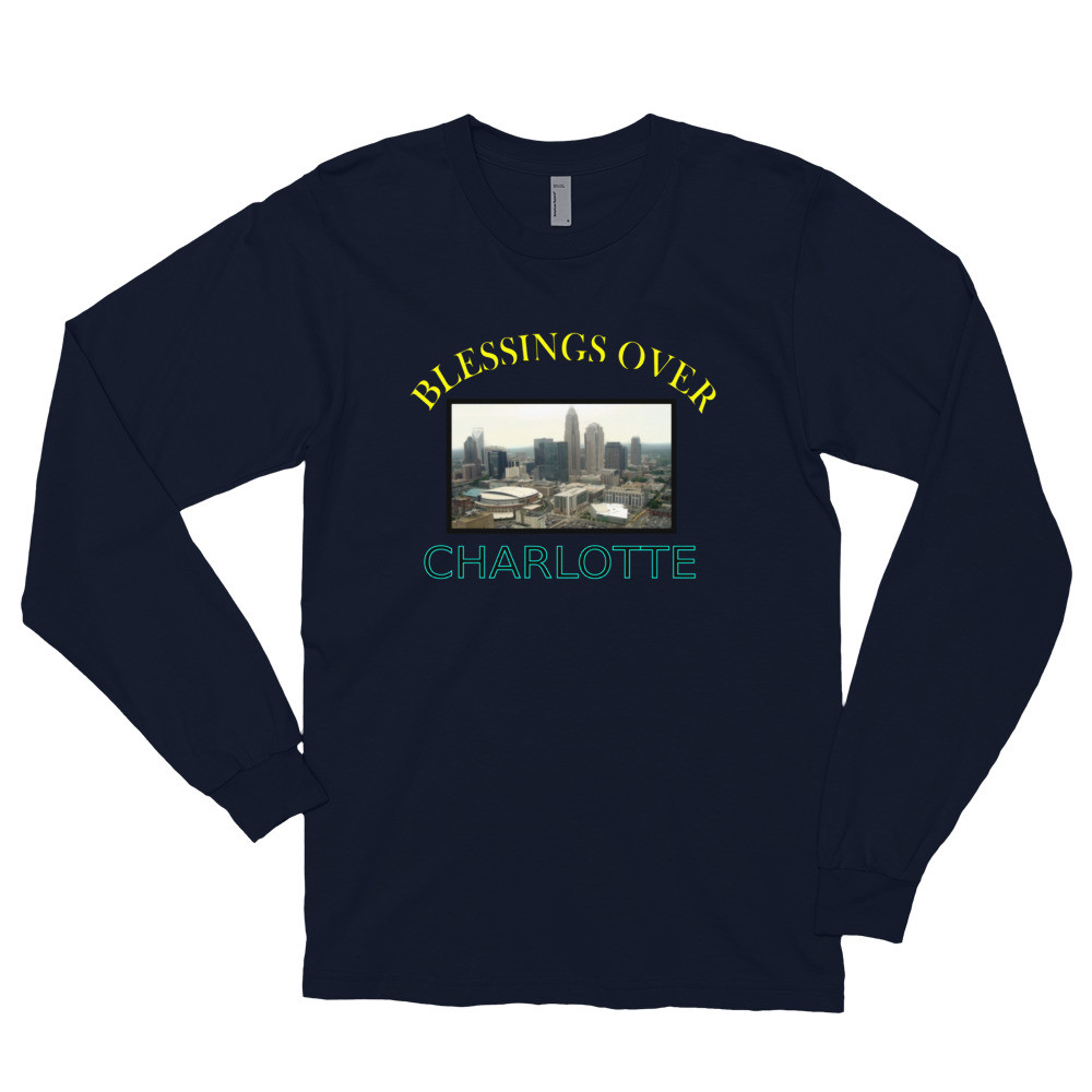 Blessings Over Charlotte Long Sleeve Shirt - For Him or Her
