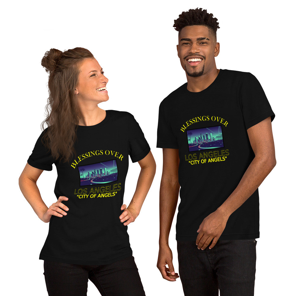Blessings Over L.A. Short-Sleeve T-Shirt - City of Angels - For Him or Her