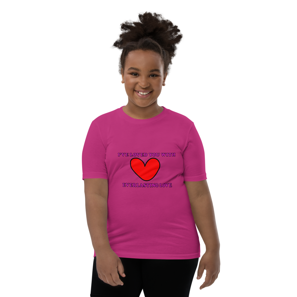 Everlasting Love - Youth Short Sleeve T-Shirt - For Girls