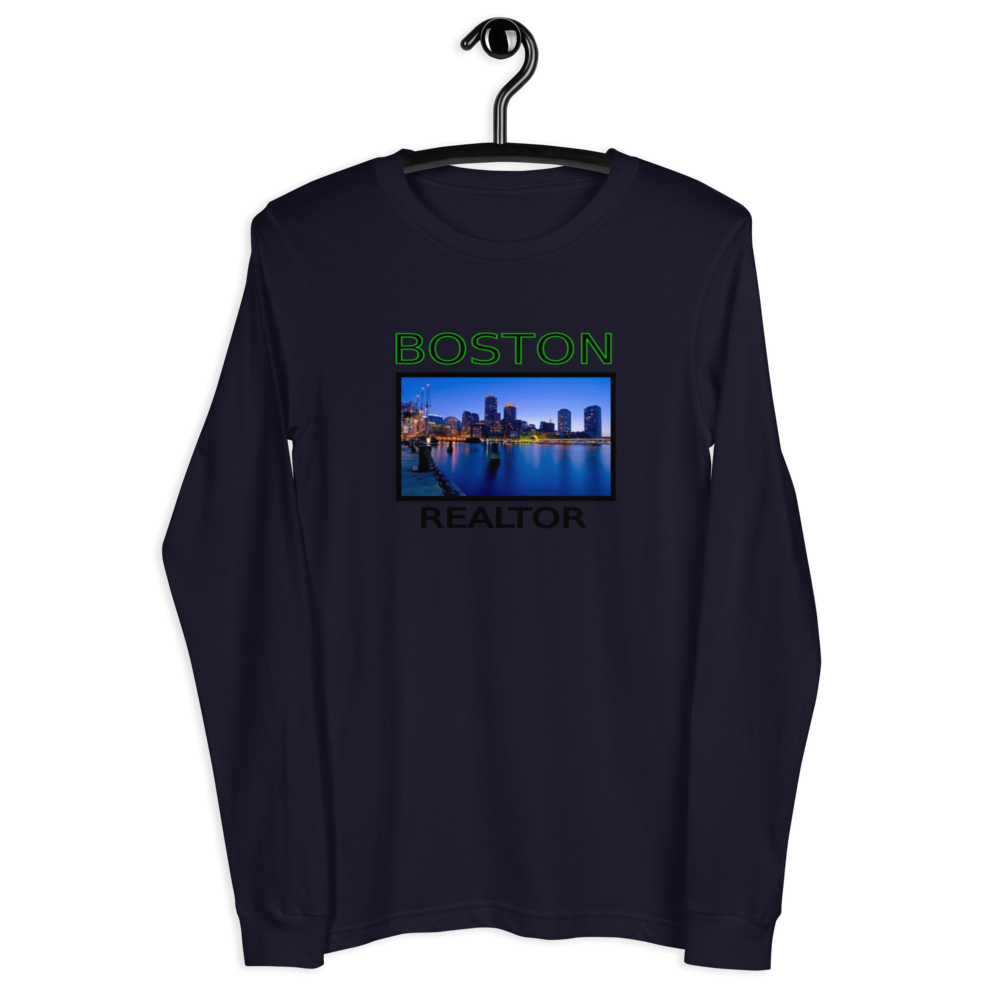 Boston Realtor Long Sleeve Tee - For Him or Her
