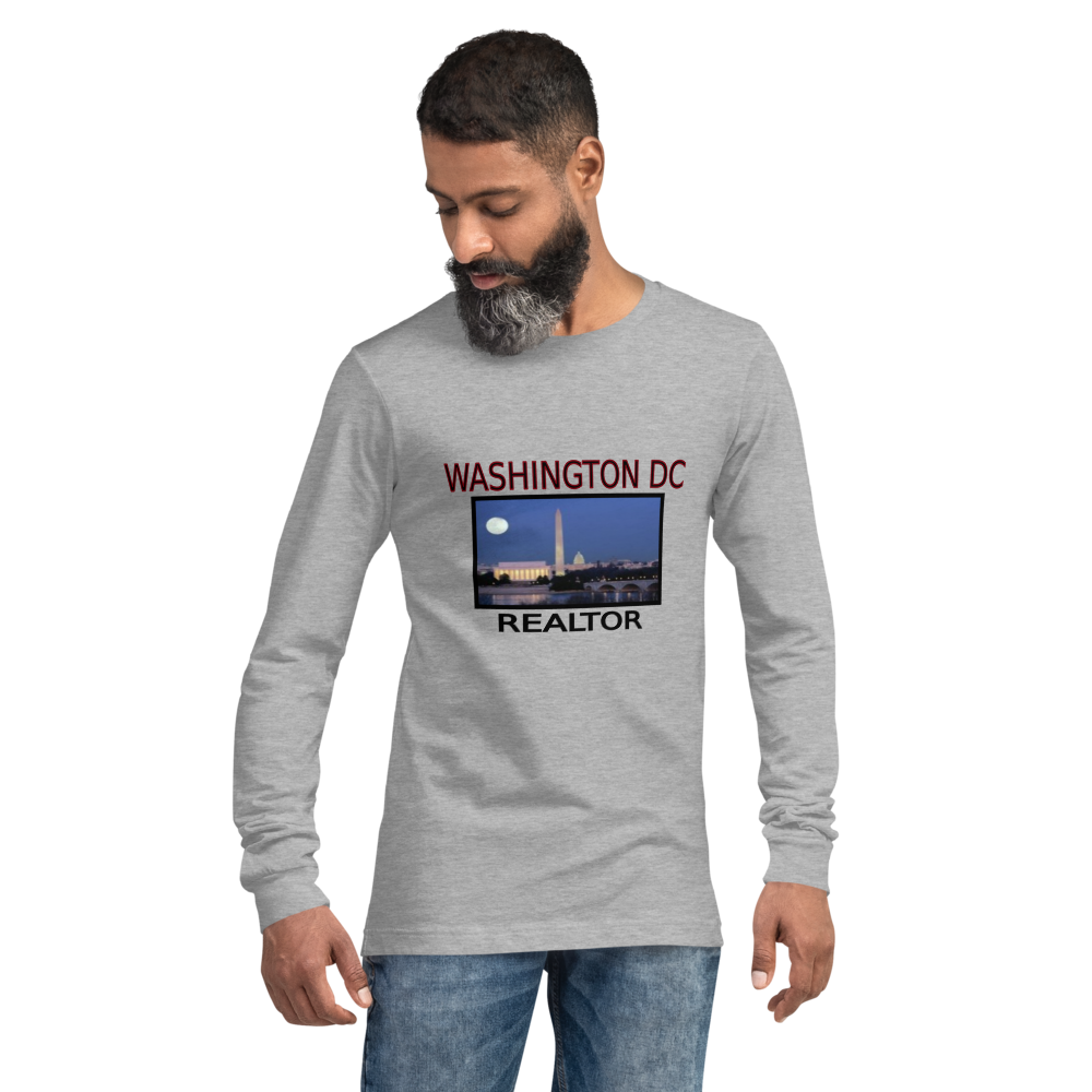 Washington DC Realtor Long Sleeve Tee - For Him or Her
