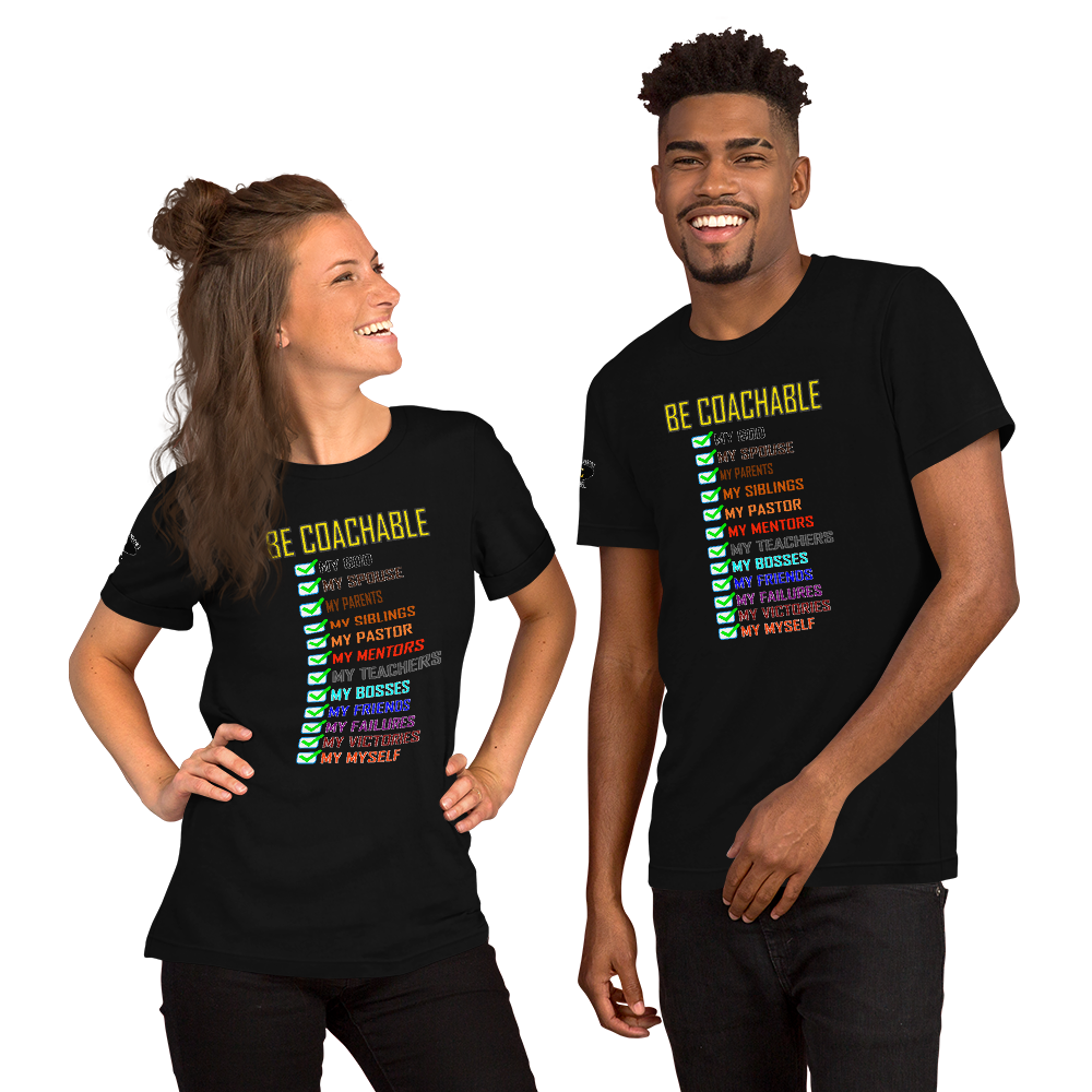 Be Coachable Short-Sleeve T-Shirt - For Him or Her