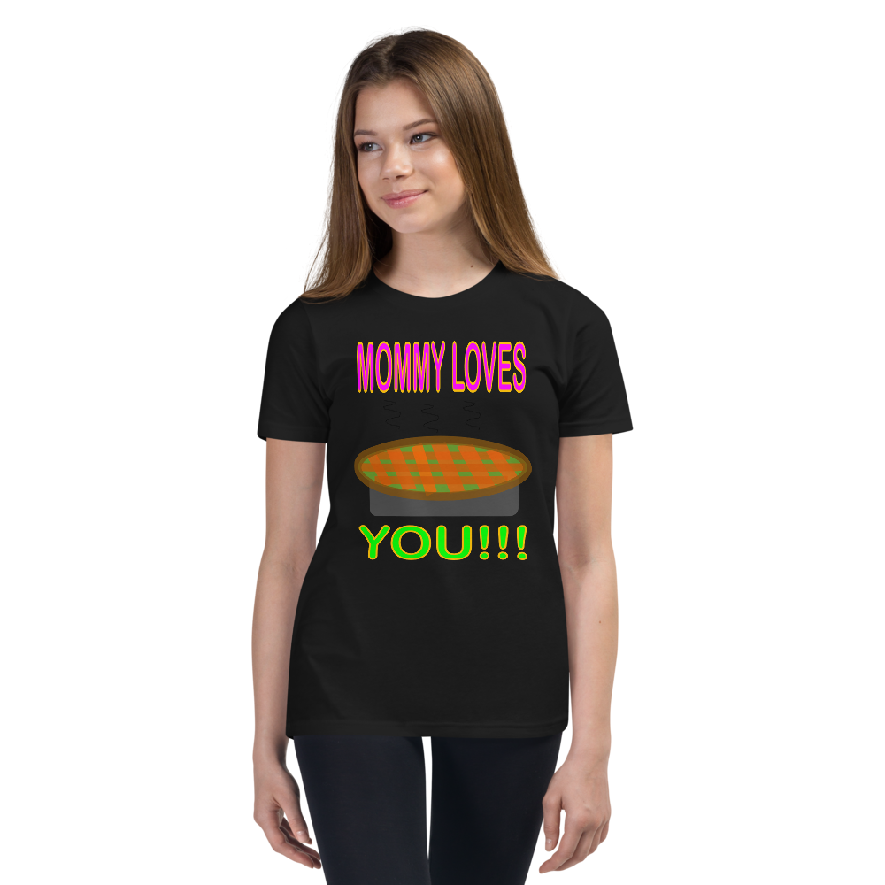 Mommy Loves You Youth Short Sleeve T-Shirt _ For Boys or Girls