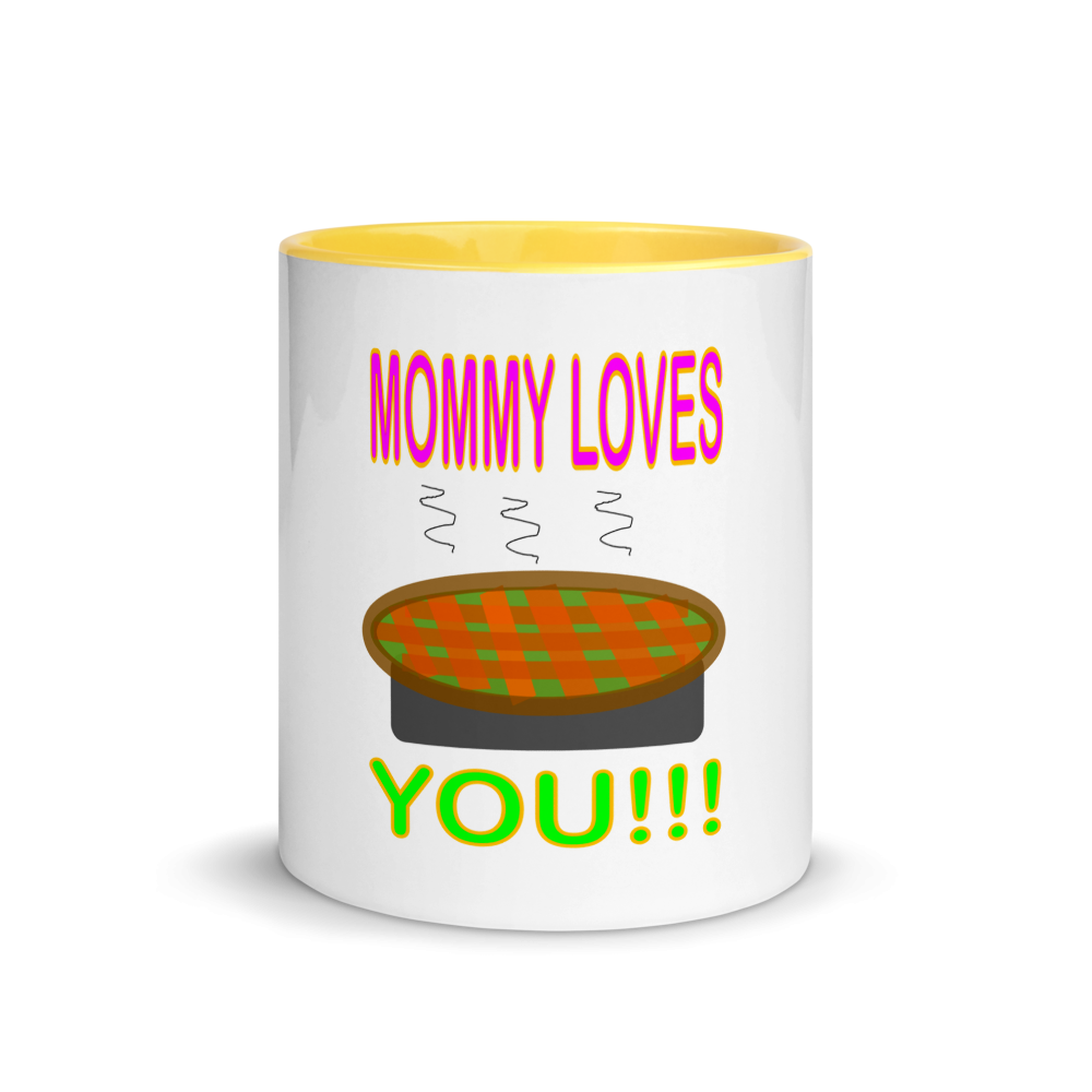 Mommy Loves You Mug with Color Inside