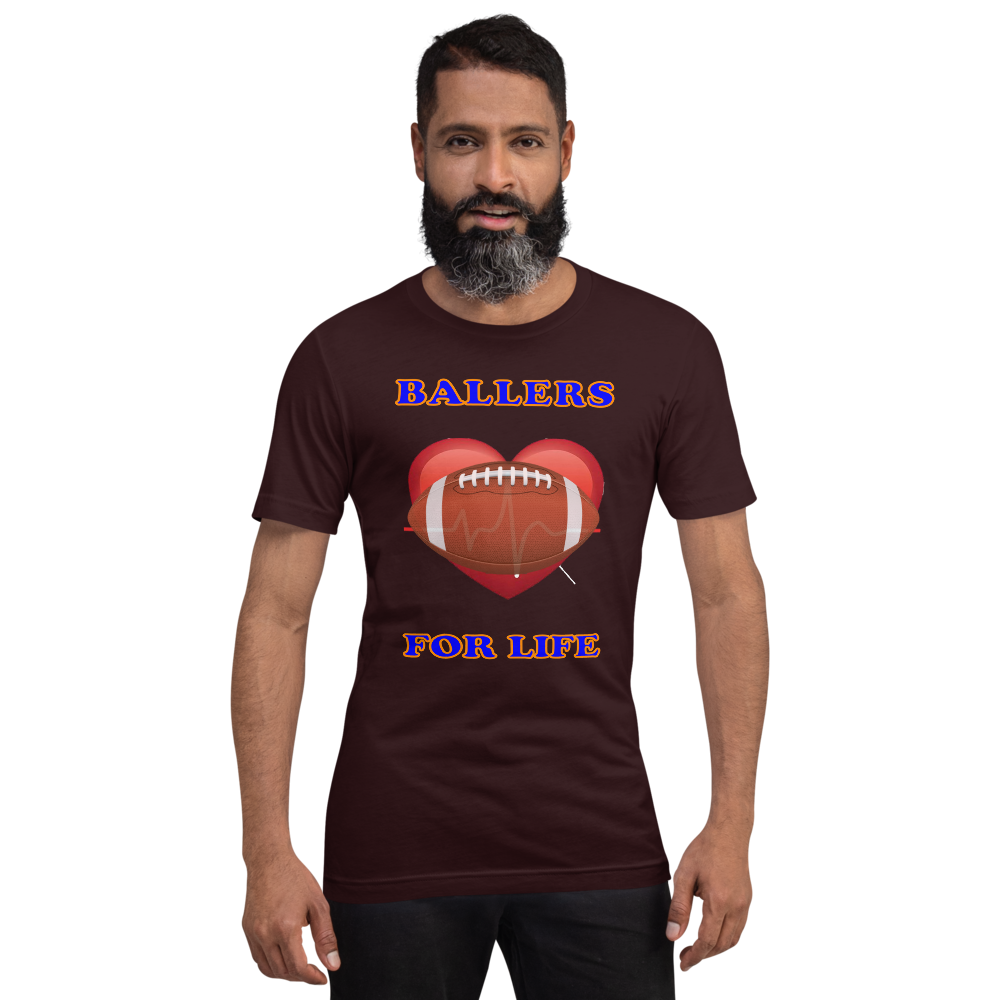 Ballers For Life Short-Sleeve Men's Football T-Shirt