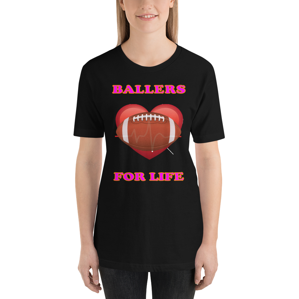 Ballers For Life Short-Sleeve Women's Football T-Shirt