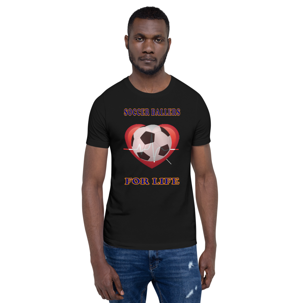 Soccer Ballers For Life Short-Sleeve Men's T-Shirt