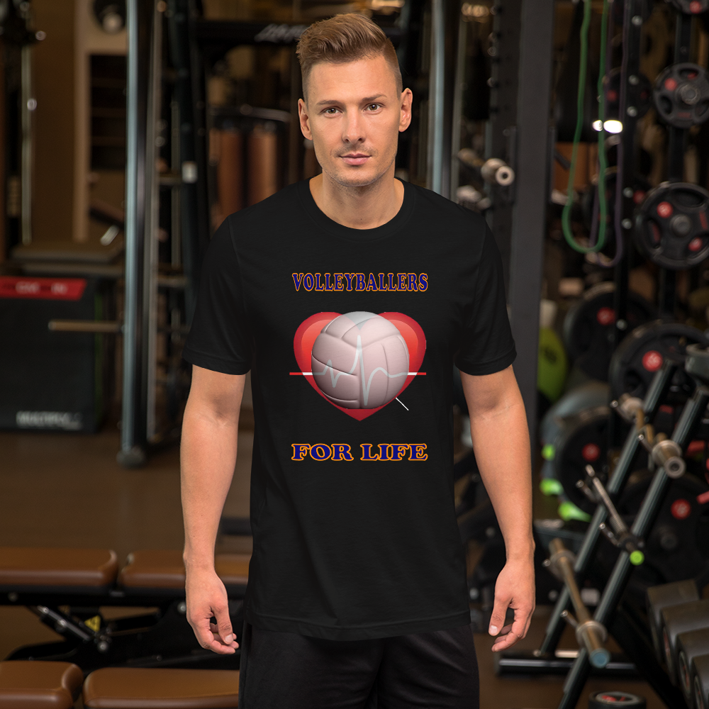 Volleyballers For Life Short-Sleeve Men's T-Shirt