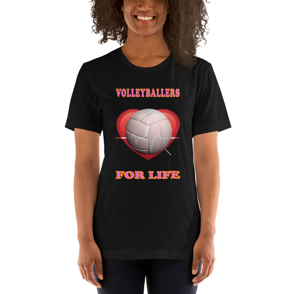 Volleyballers For Life Short-Sleeve Women's T-Shirt