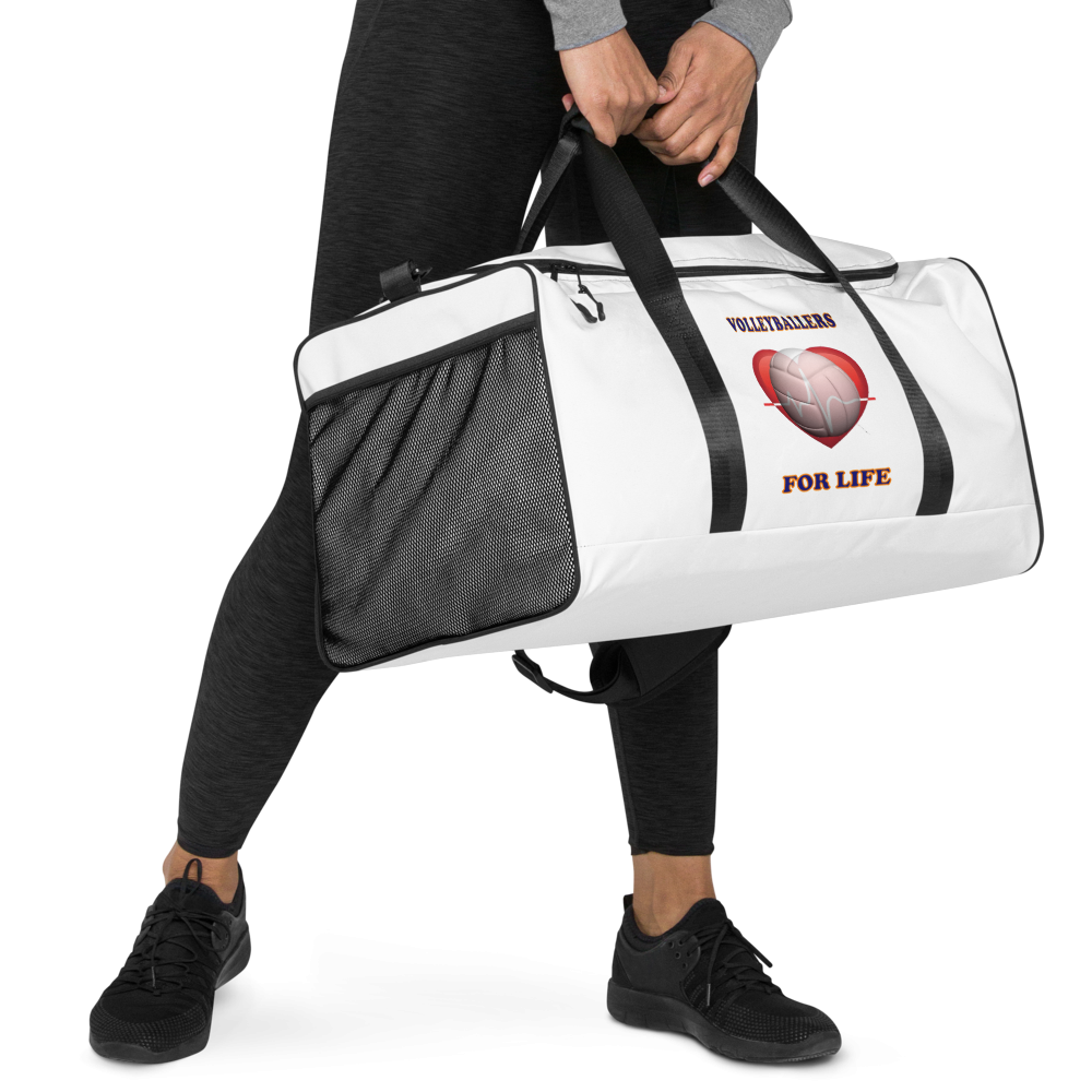 Volleyballers For Life Duffle Bag
