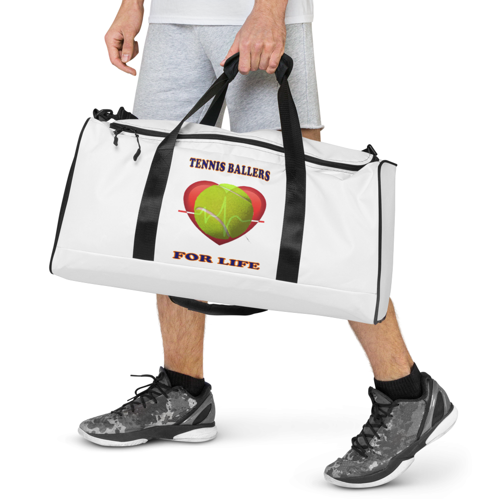 Tennis Ballers For Life Duffle Bag