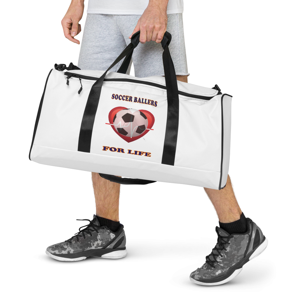 Soccer Ballers For Life Duffle Bag