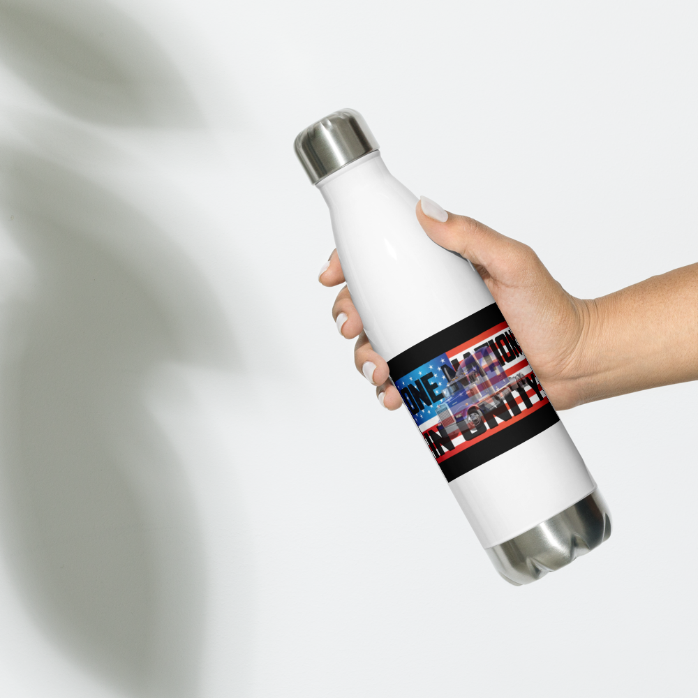 One Nation In Unity Stainless Steel Water Bottle