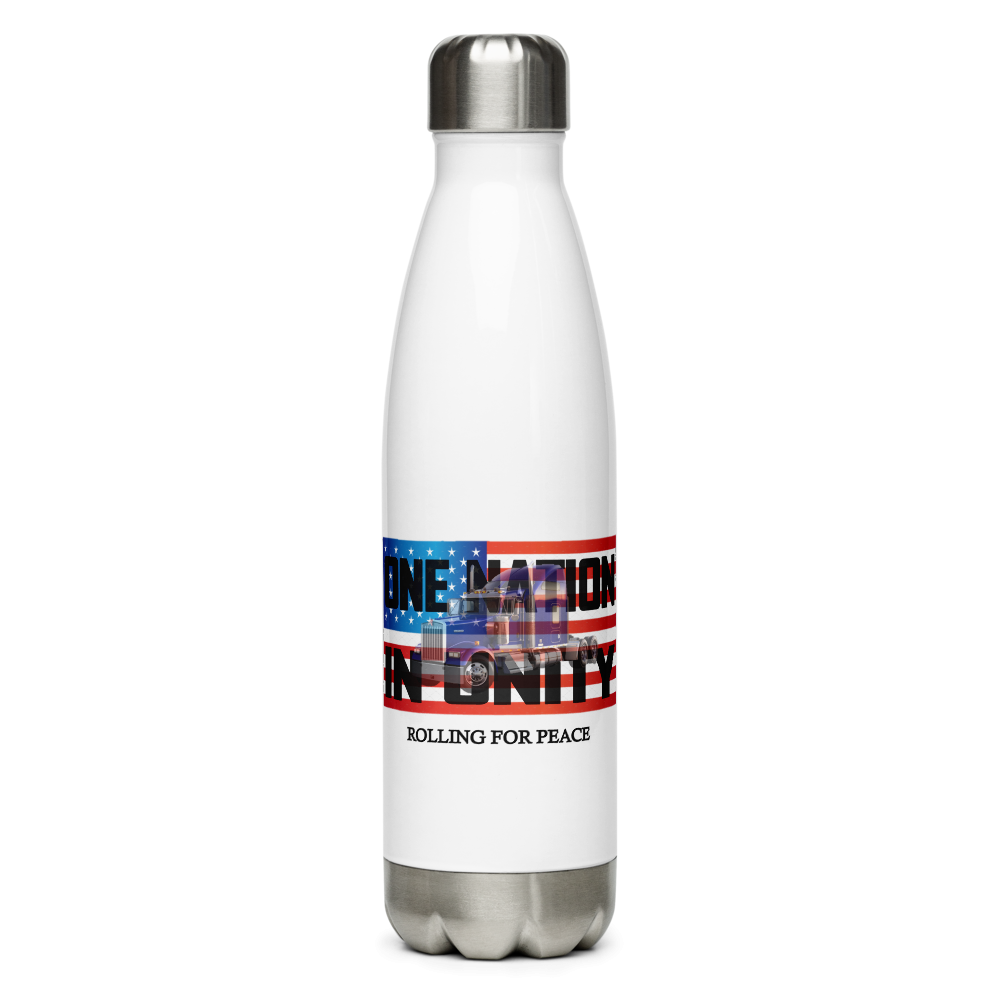 Rolling for Peace Stainless Steel Water Bottle