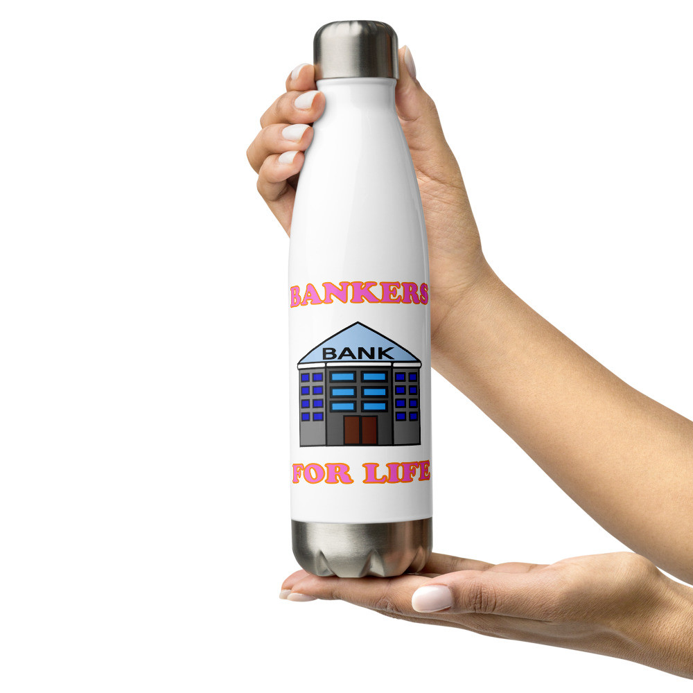 Bankers for Life Stainless Steel Water Bottle