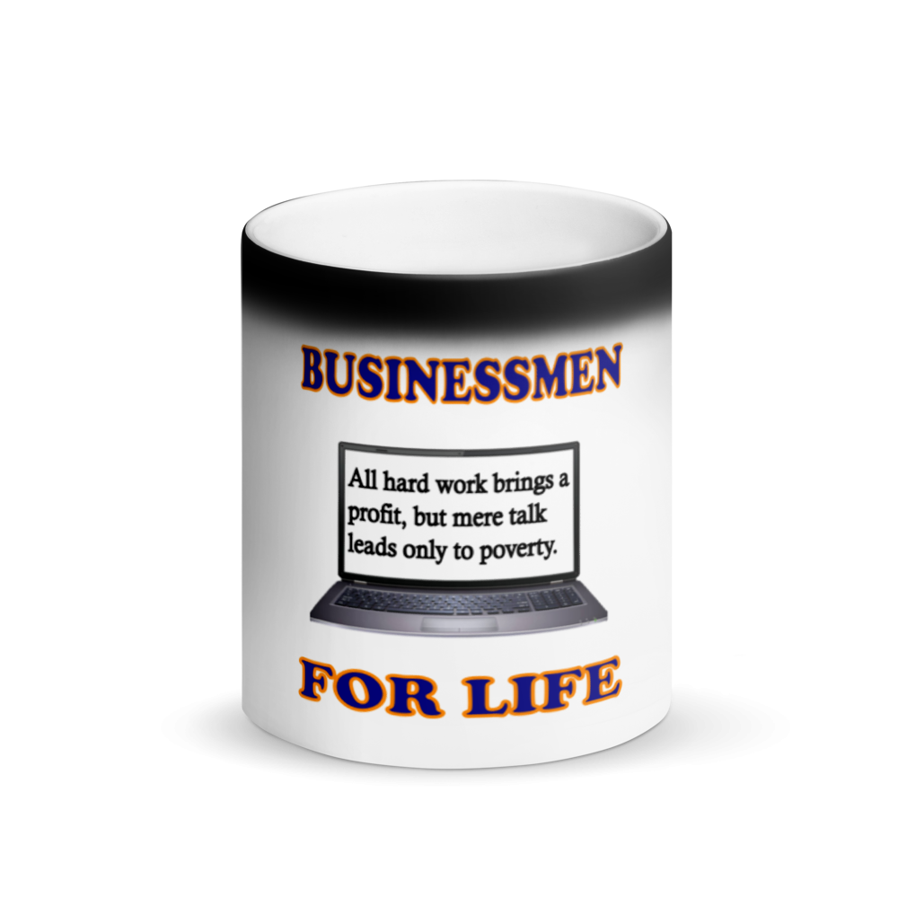 Businessmen For Life - Matte Black Mug