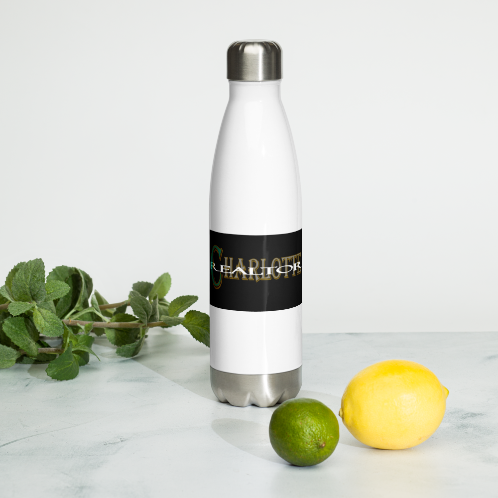 Charlotte Realtor Stainless Steel Water Bottle