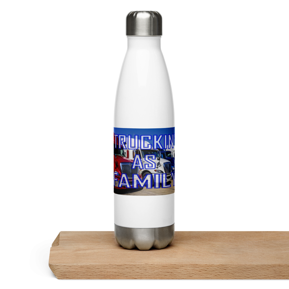 Truckin As Family Stainless Steel Water Bottle
