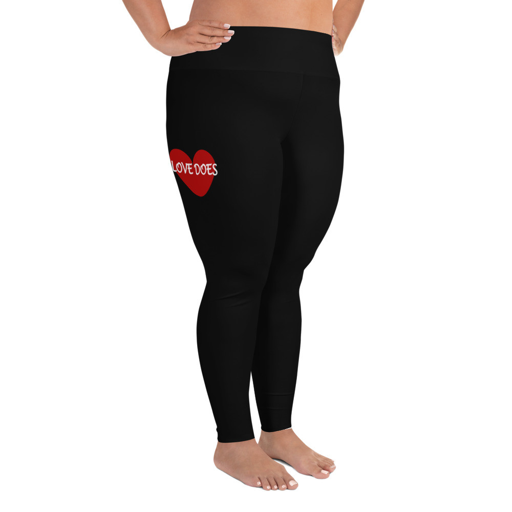 Love Does - Plus Size Leggings - For Her