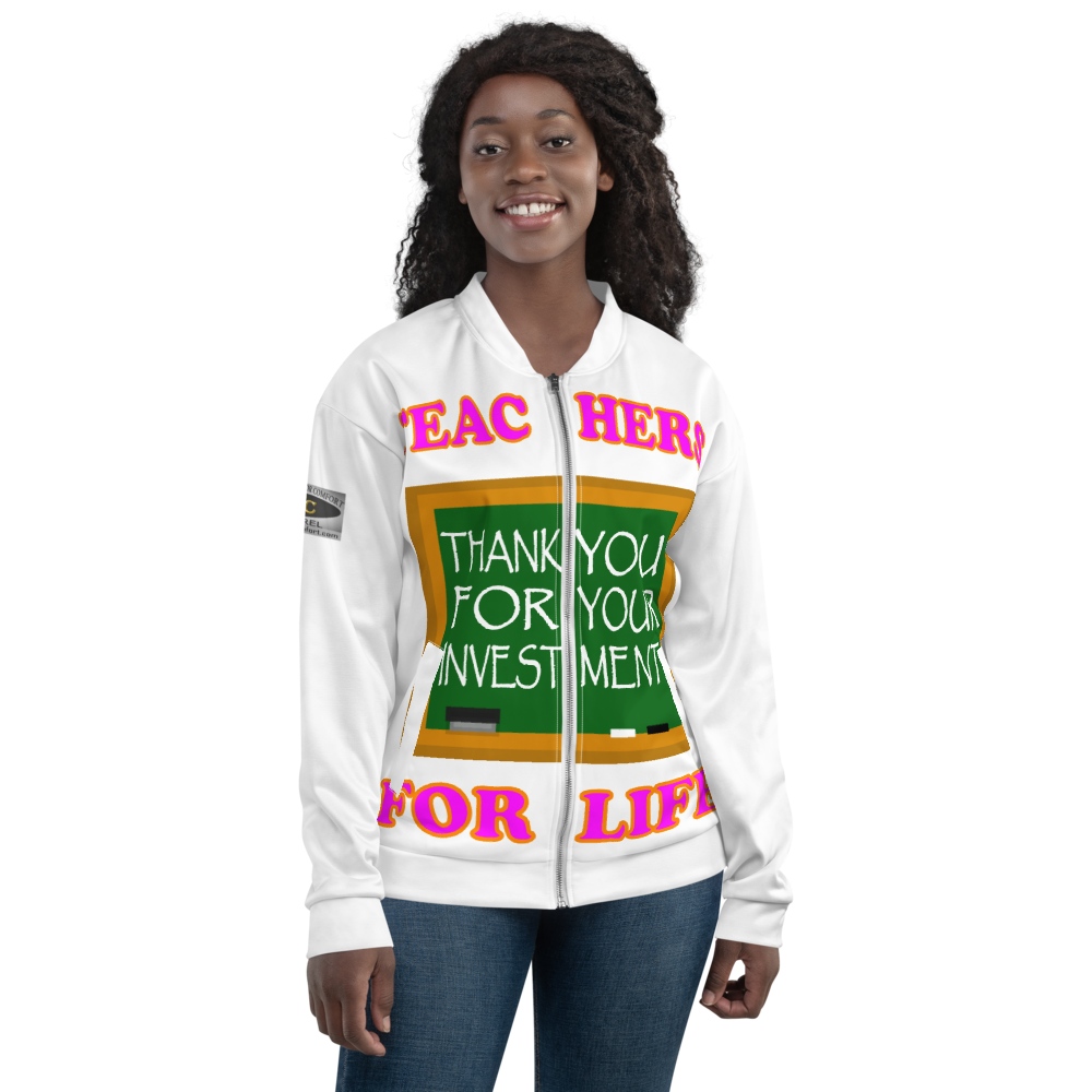 Teachers For Life - Double-Sided Bomber Jacket - For Her