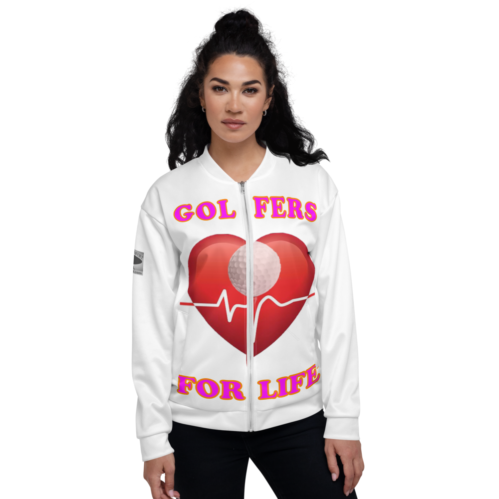 Golfers For Life - Double-Sided Bomber Jacket - For Her