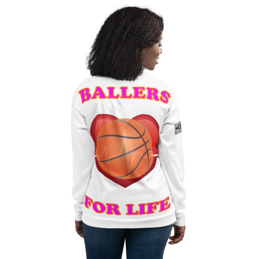 Ballers For Life - Double-Sided Bomber Jacket - For Her
