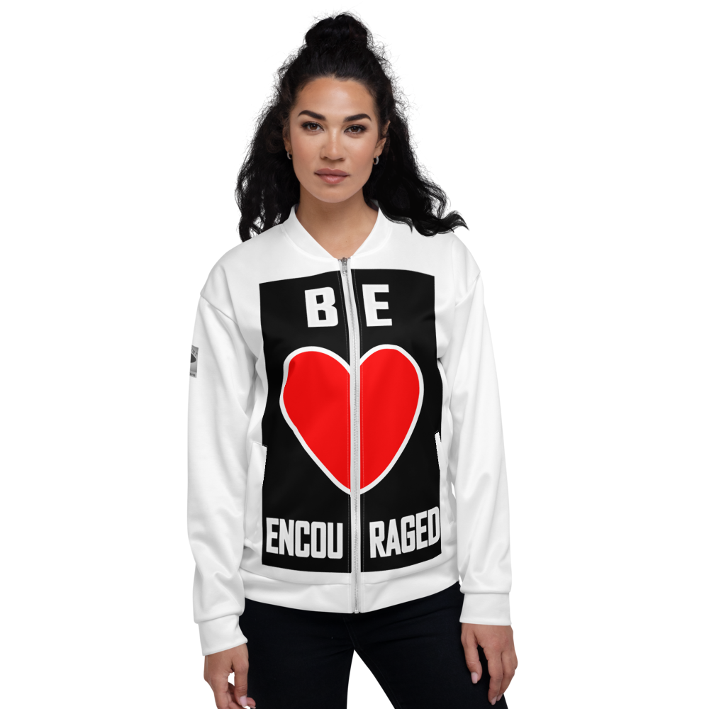 Be Encouraged - Double-Sided Bomber Jacket - For Him or For Her