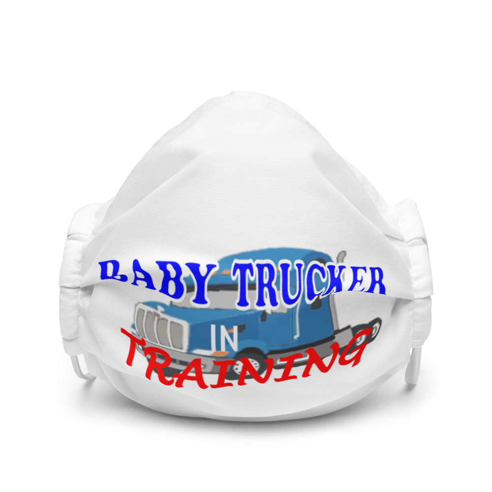 Baby Trucker in Training - Premium Face Mask - For Boys