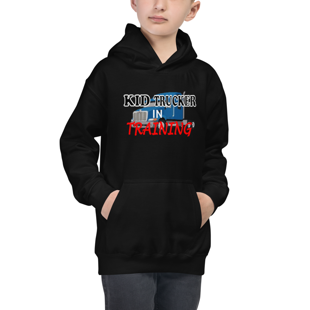 Kid Trucker in Training - Kids Hoodie