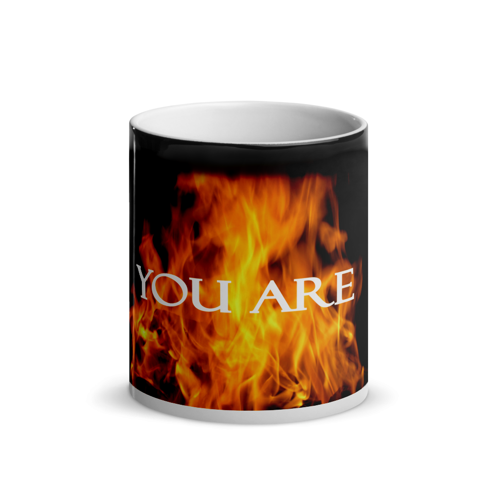 You Are Fire - Glossy "Camouflage" Mug