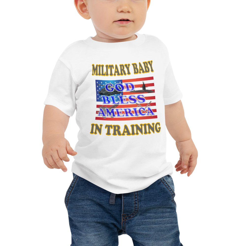 Military Baby in Training - Short Sleeve T-Shirt - For Him or For Her