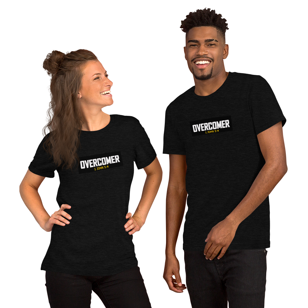 Overcomer 1 John 5.4 - Short-Sleeve T-Shirt - For Him or For Her