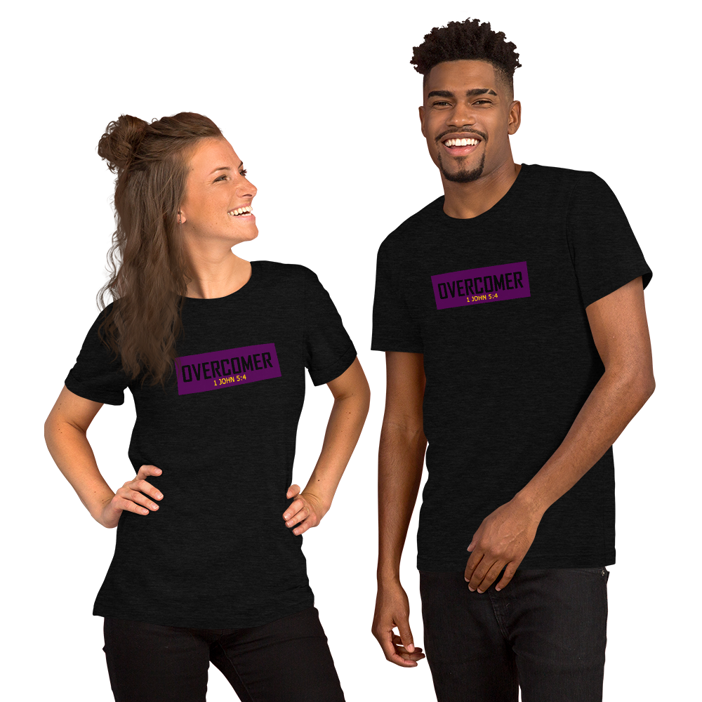 Overcomer 1 John 5.4 - Short-Sleeve T-Shirt - For Him or For Her