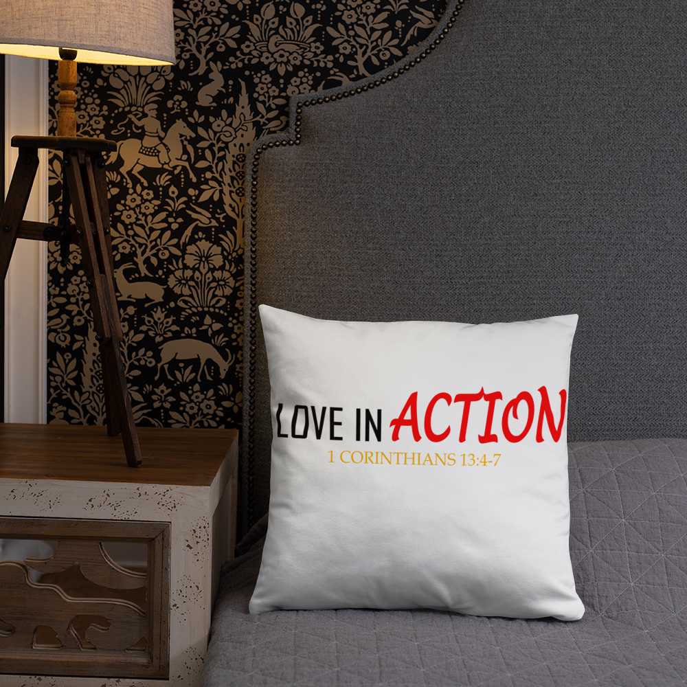 Love in Action Basic Pillow