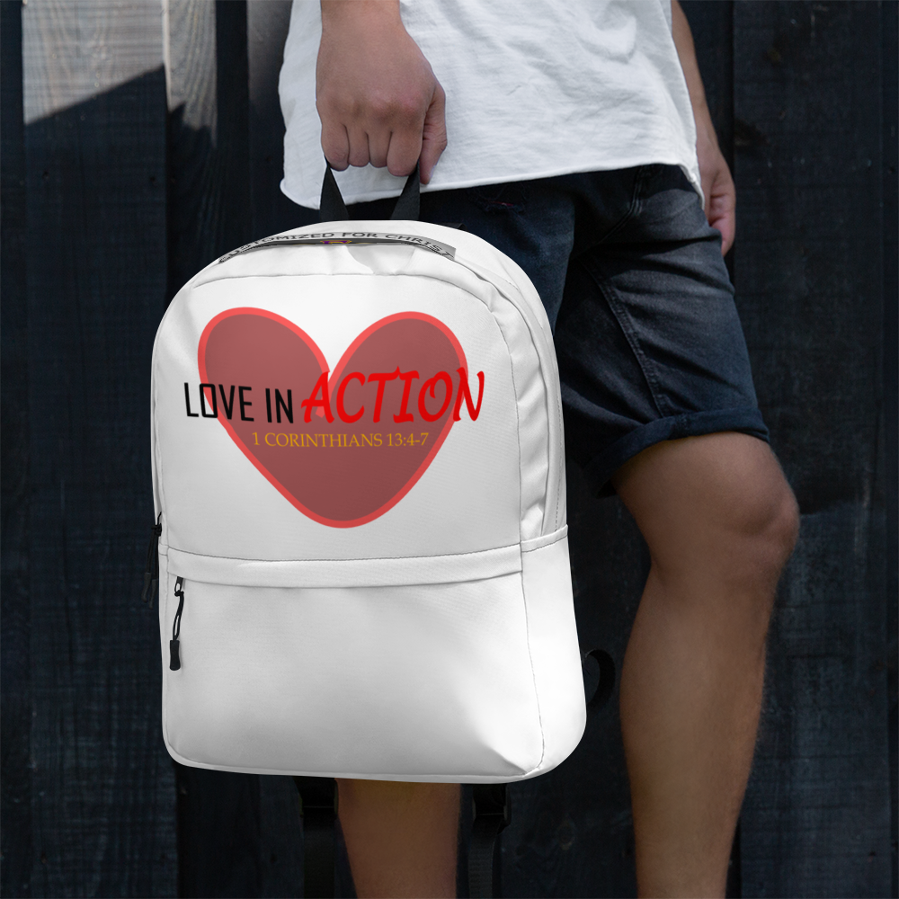 Love in Action with Heart Backpack