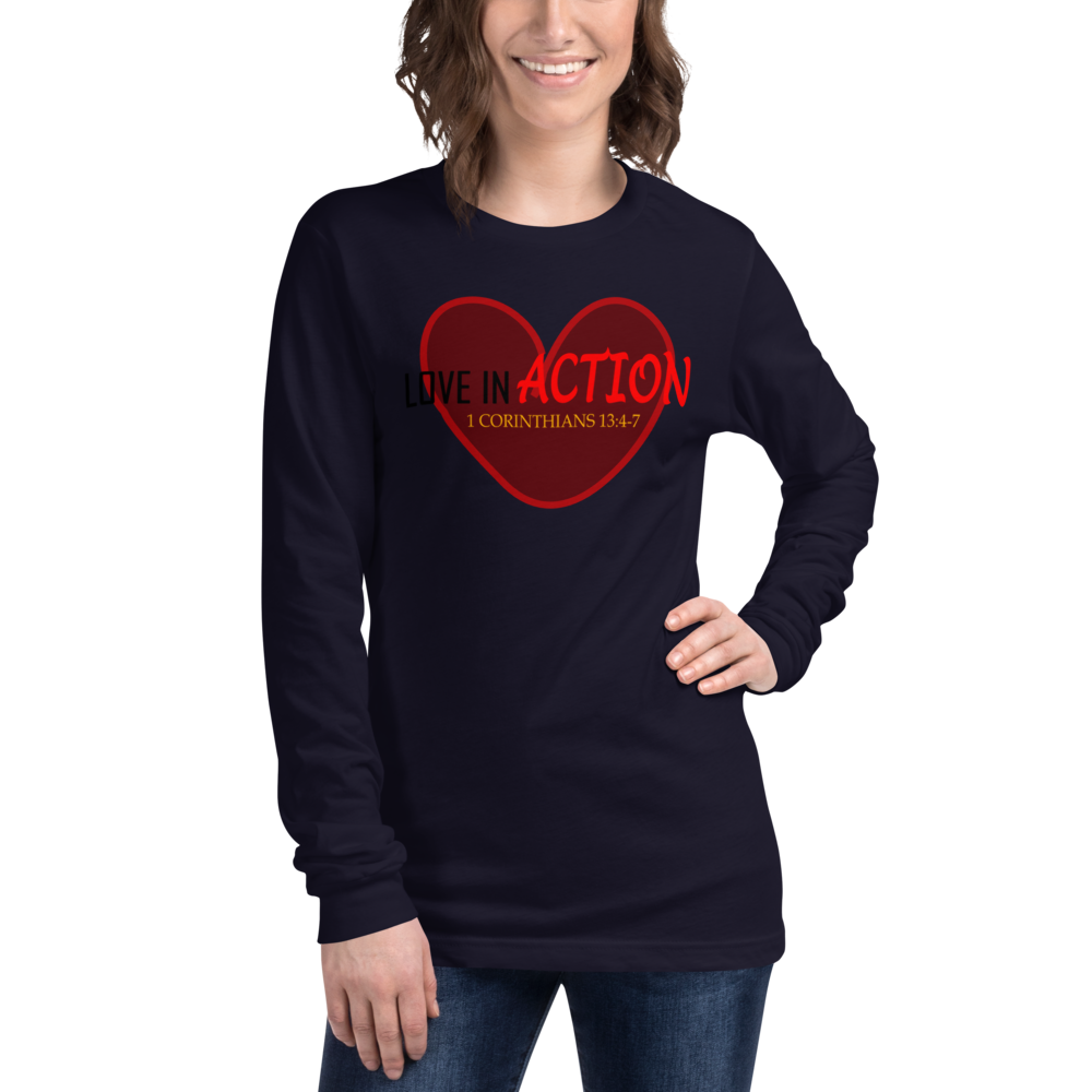 Love in Action - Long Sleeve Tee - For Him or For Her