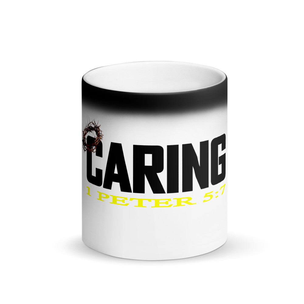 Caring - Matte Black Mug