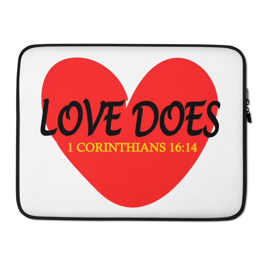 Love Does - Laptop Sleeve